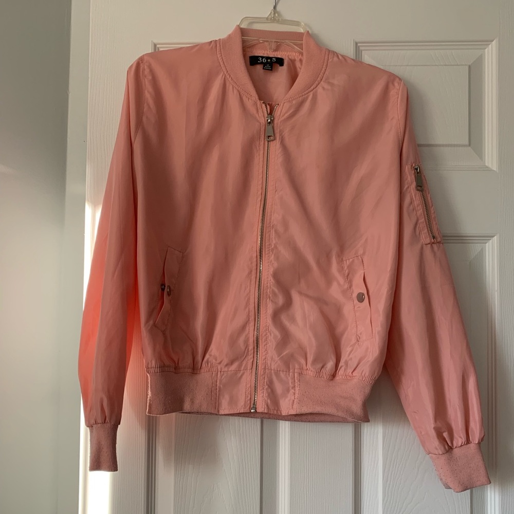 Pink Bomber Jacket